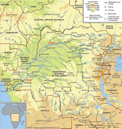 Ubangi River | river, Africa | Britannica.com