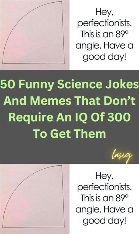 an advertisement with the words, funny science jokes and memes that don ...