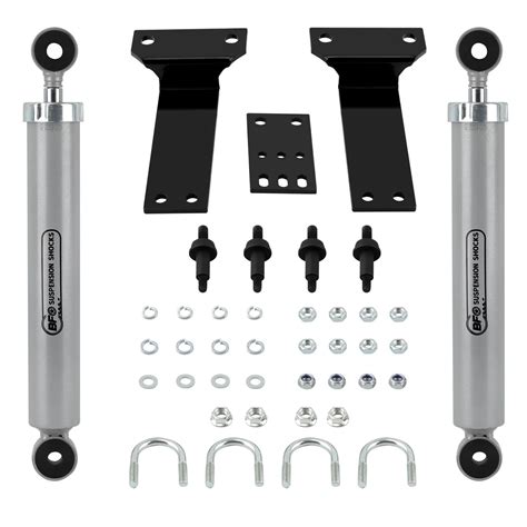 Dual Steering Stabilizer for Ford F250 F350 Super Duty 1999-04 ...