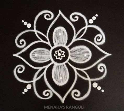 Easy and Beautiful Rangoli Design