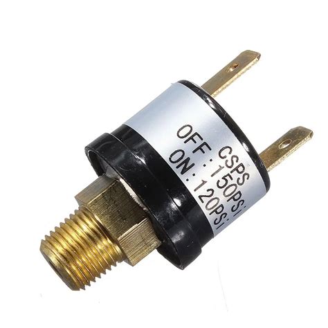 120 PSI 150 PSI Horn Air Compressor Pressure Switch Valve Heavy Duty ...