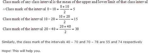 when should we use class mark , adjusted frequency can u pls tell me ...