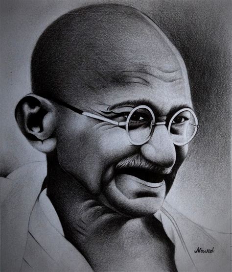 Sketch of Gandhiji Pencil Sketch Portrait, Portrait Sketches, Swami ...