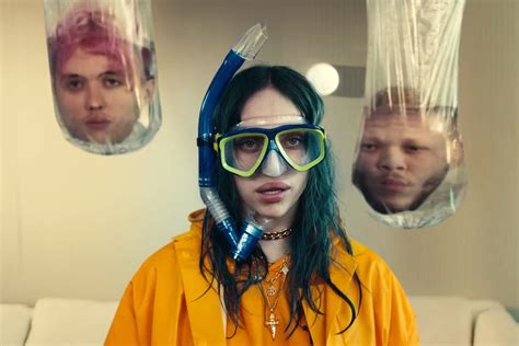 Billie Eilish Lets Her Bloody Nose Run in Wild New ‘Bad Guy’ Video ...