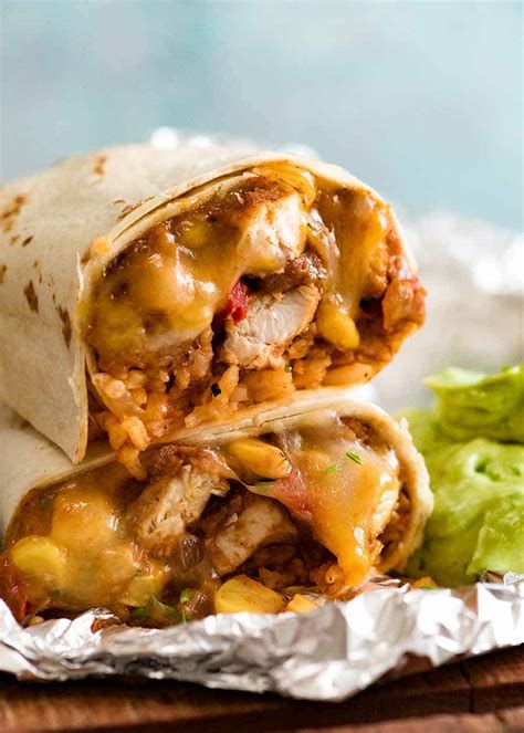 Chicken Burrito | RecipeTin Eats