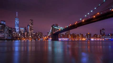 Brooklyn Bridge Night Wallpapers - Top Free Brooklyn Bridge Night ...