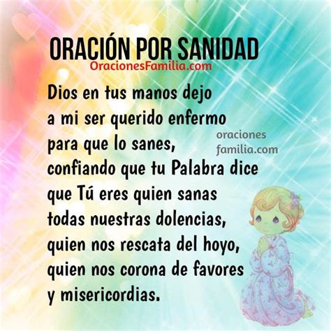 Poderosa oración de sanación, sanidad de un enfermo hijo, hija, hermano ...