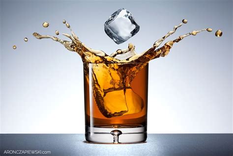 Product Photography Tutorial – Glass of Whiskey with Splash and Ice ...