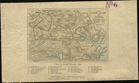 Map of Salem Village 1692 - Norman B. Leventhal Map & Education Center