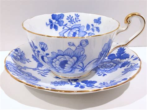 Antique Blue And White Tea Set - Antique Poster