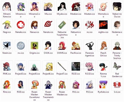 Anime Icons Pack 3 of 6 - Download, Screenshots