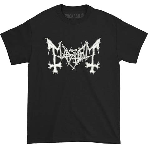 Mayhem Mayhem Logo Tee T-shirt 329985 | Rockabilia Merch Store