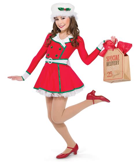 Tween Red Holiday Dress Dance Costume | A Wish Come True