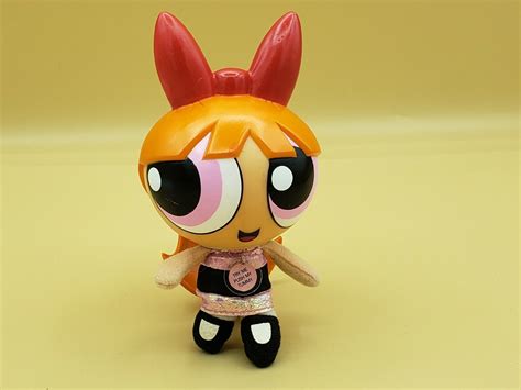 2000 Trendmasters Cartoon Network Powerpuff Girls Blossom Talking Plush ...