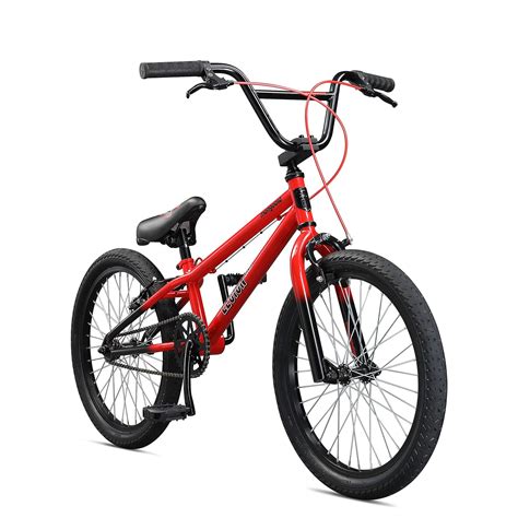 Mongoose Legion LXS Boy's Freestyle BMX Bike, 20-Inch Wheels, Red