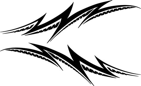 Tribal Noise Vinyl Cut Automotive Decals | Xtreme Digital GraphiX