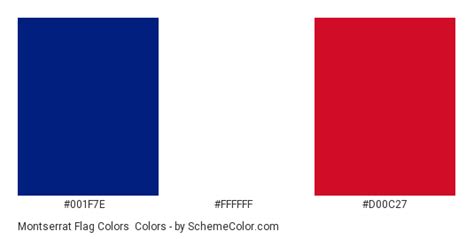 Montserrat Flag Colors Color Scheme » Blue » SchemeColor.com