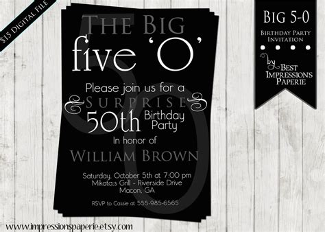 Funny 50th Birthday Invitation Wording Ideas 50th Birthday Party ...