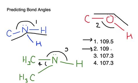 ⏩SOLVED:Predict the approximate bond angles: a. the C-N-H bond angle ...