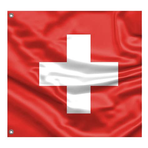 Switzerland Square Flag Unique Design Print High Quality Materials Size ...