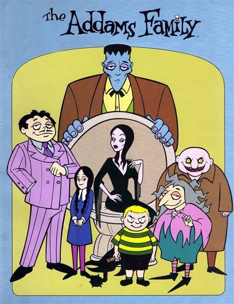 Pin by KARLIK BARRERA on DIBUJOS | Addams family cartoon, Family ...