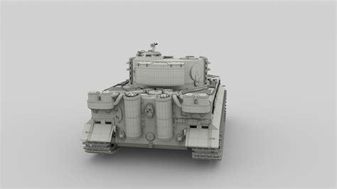 Panzer Tiger Tank Late 1944 v2 3D model | CGTrader