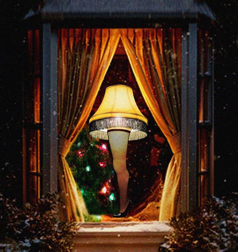 Xmas Story Leg Lamp Mixed Media by Jas Stem - Fine Art America