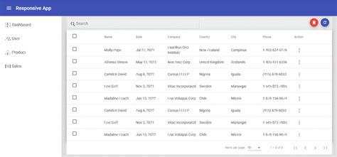 Angular Material table dynamic columns, Filtering, Paging and event ...