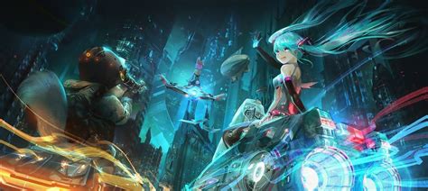 Pin on Hatsune Miku, anime girl wallpapers