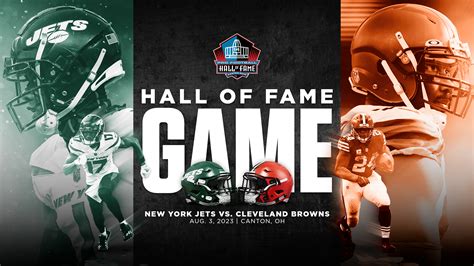 Cleveland Browns, New York Jets to open 2023 NFL Season in Hall of Fame ...