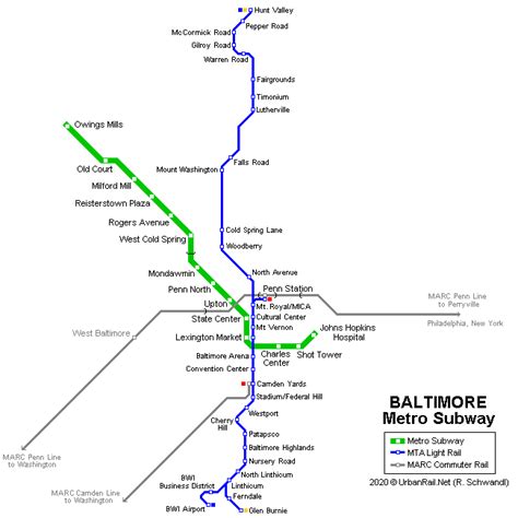 UrbanRail.Net > North America > USA > Maryland > Baltimore Metro Subway ...