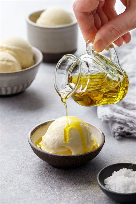 Olive Oil Ice Cream with Fleur de Sel | Love and Olive Oil