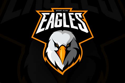 Eagle mascot sport logo design ~ Illustrations ~ Creative Market