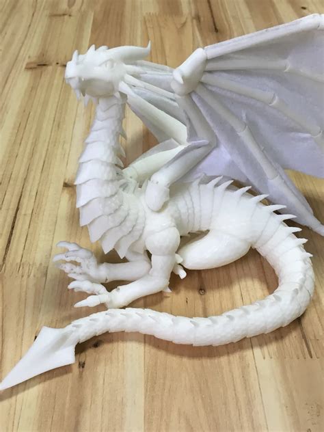 Seven the Articulated Dragon by 7Fish - Thingiverse | 3d printing art ...