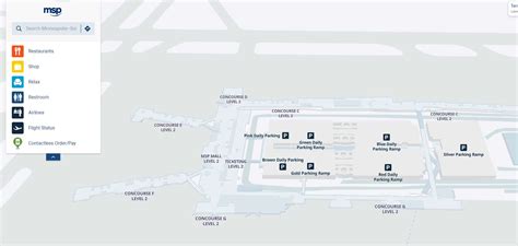 Terminal 1 at the Minneapolis-Saint Paul International Airport MSP