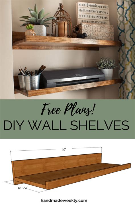 DIY Wall Shelves - Handmade Weekly