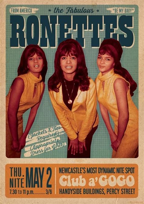 1960's Soulful / Mod Sounds from "The Ronettes" Live at Club A Go-Go ...