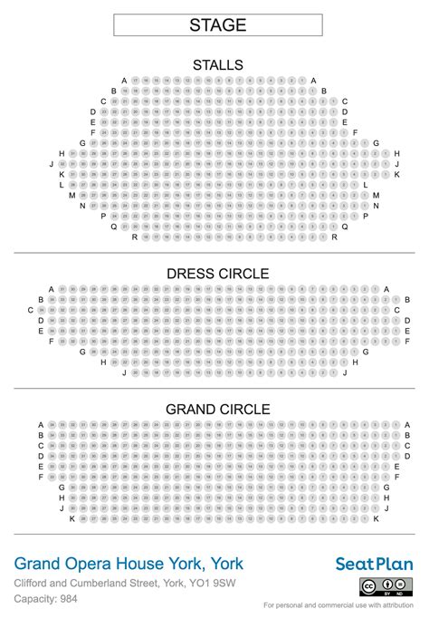 Grand Opera House York Seating Plan & Photos | SeatPlan