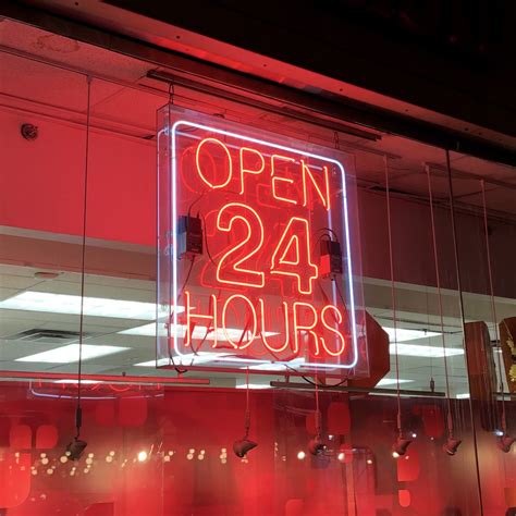 We love Reading Street Signs: Neon Open 24 Hours Sign