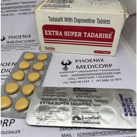 Tadalafil With Dapoxetine Tablets at Rs 200/box | Duralast 30 in Nagpur ...