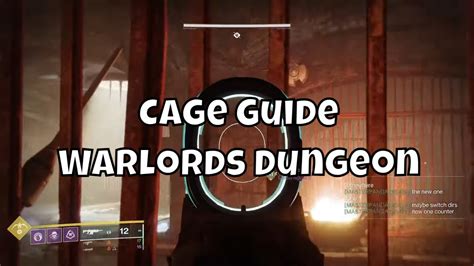 Cage Puzzle Guide - Warlords Ruin Dungeon Prison Cell (ALL HIGHLIGHTED ...