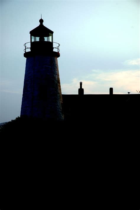 Pemaquid Point Light At Dusk - New England