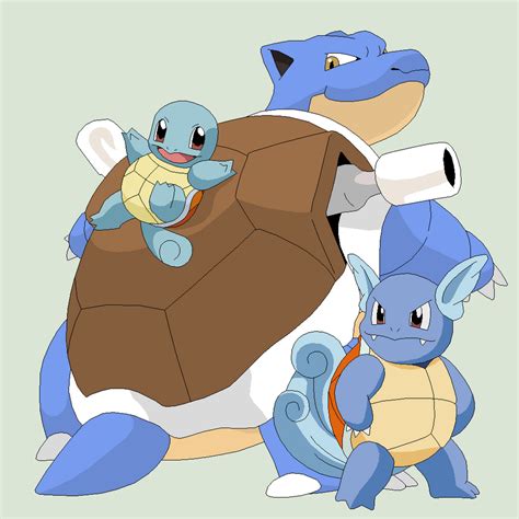 Pokemon Base 30~Squirtle Evolution~ by Xbox-DS-Gameboy on DeviantArt