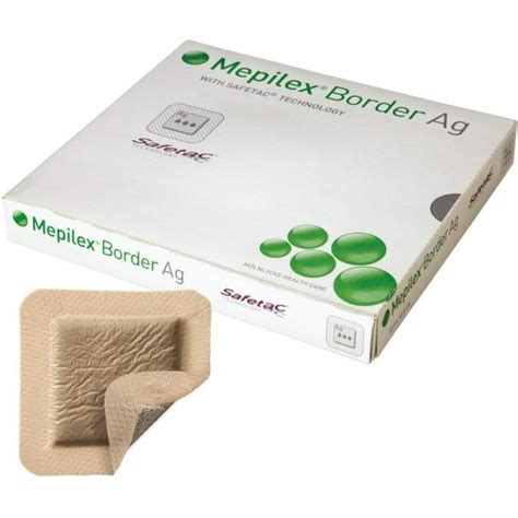 Mepilex Border Ag Dressing (7.5cm x 7.5cm)| Buy Online at best price in ...