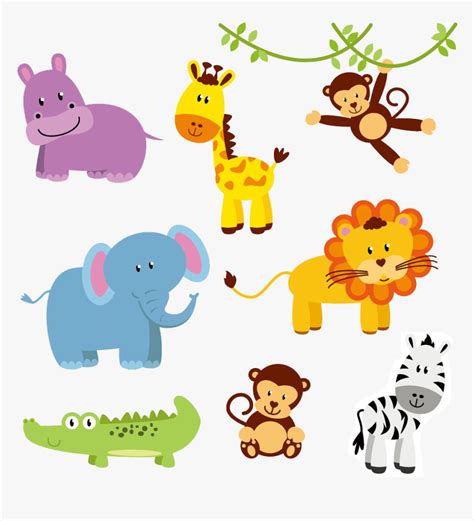 Jungle Animal Zoo Northern Giraffe Clip Art - Animals Free Clipart, HD ...