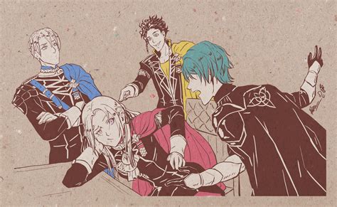 Fire Emblem: Three Houses Byleth, Edelgard, Dimitri, and Claude: https ...