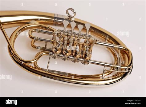 Wagner Tuba, detail of tubing Stock Photo - Alamy