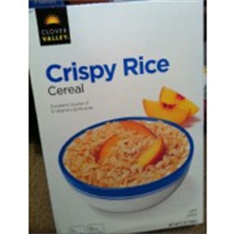 Clover Valley Cereal, Crispy Rice: Calories, Nutrition Analysis & More ...