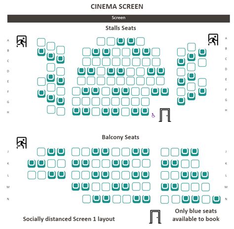 Cinema Seating Layout | EdrawMax Free Editbale Printable Cinema Chairs ...