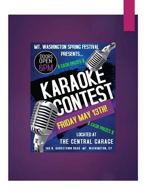 Mt Washington Spring Festival Karaoke Contest - travelbullitt.org